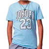Child's Short Sleeve T-Shirt Nike JDB PRACTICE FLIGHT 95A088 B9F Blue