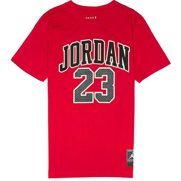 Child's Short Sleeve T-Shirt Nike JDB PRACTICE FLIGHT 95A088 R78 Red