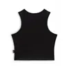 Tank Top Women Vans FLAMINGHOST FITTED TANK VN000GH8BLK1 Black