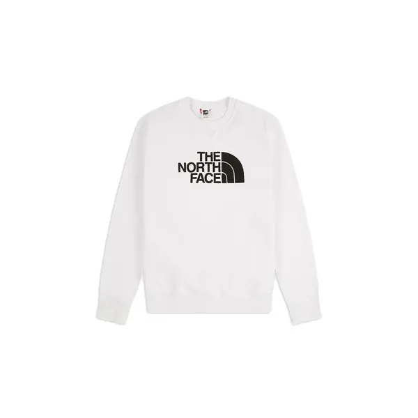 Men’s Sweatshirt without Hood The North Face DREW PEAK CREW NF0A4SVRLA91 White