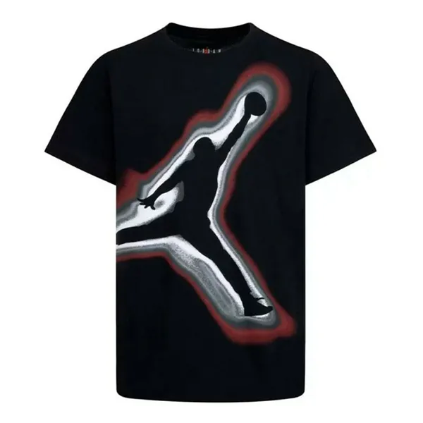 Child's Short Sleeve T-Shirt Jordan JDB AIR HEATMAP JUMPMAN HBR SS 95D238 023 Black
