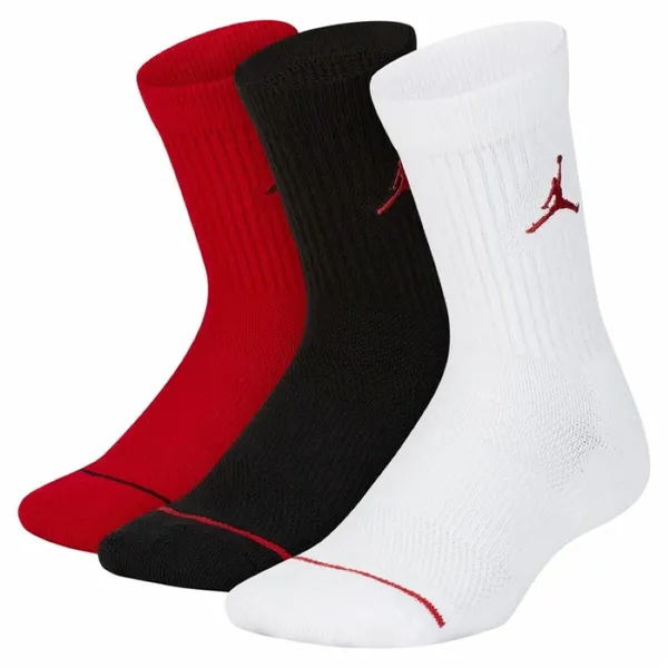 Sports Socks Jordan JORDAN JUMPMAN WJ0010 R78 Red 3 pairs