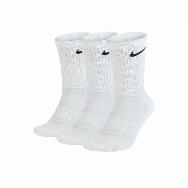 Sports Socks Nike SX7664 100 White 3 pairs