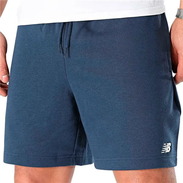 Sports Shorts New Balance SPORT ESSENTIALS FRENCH TERY SHORT 7 MS41520 NNY Navy Blue