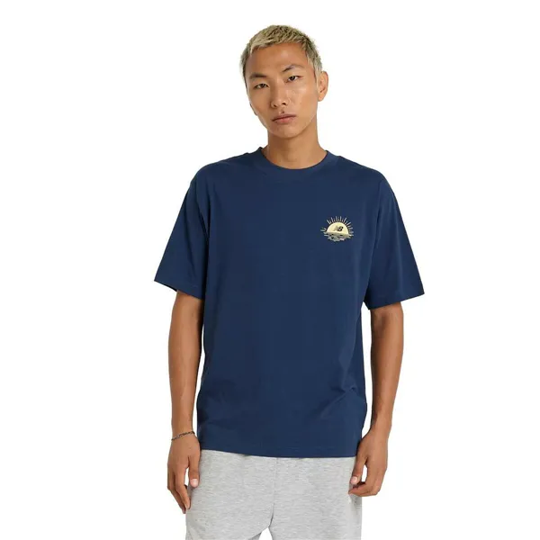 Men’s Short Sleeve T-Shirt New Balance LOB BOT SS MT51923 NNY Navy Blue