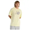 Men’s Short Sleeve T-Shirt New Balance NAT LOGO SS MT51920 PCR Yellow