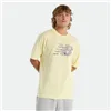 Men’s Short Sleeve T-Shirt New Balance NAT LOGO SS MT51920 PCR Yellow