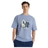 Men’s Short Sleeve T-Shirt New Balance Perfect Match Tennis T Shirt MT51412 DUS Blue