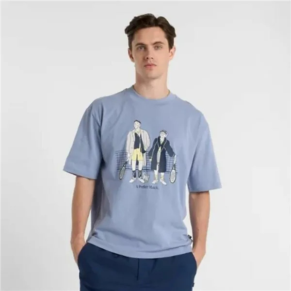 Men’s Short Sleeve T-Shirt New Balance Perfect Match Tennis T Shirt MT51412 DUS Blue