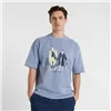 Men’s Short Sleeve T-Shirt New Balance Perfect Match Tennis T Shirt MT51412 DUS Blue