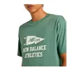 Men’s Short Sleeve T-Shirt New Balance Varsity Pennant MT51924 DKJ Green