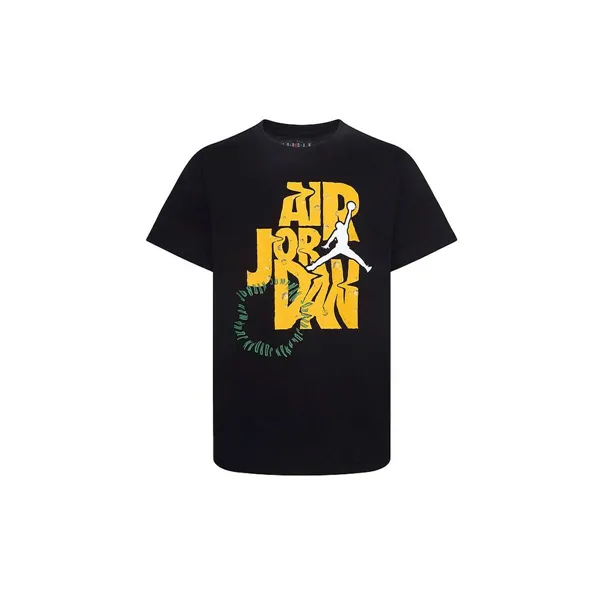 Child's Short Sleeve T-Shirt Nike JDB FUEL UP COOL DOWN DROPS SS 95D150 023 Black