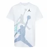 Child's Short Sleeve T-Shirt Nike JDB GRADIENTE STACKED JM SS TEE 95D119 I1N White
