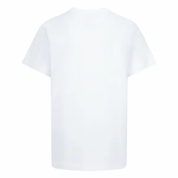 Child's Short Sleeve T-Shirt Nike JDB GRADIENTE STACKED JM SS TEE 95D119 I1N White