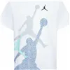 Child's Short Sleeve T-Shirt Nike JDB GRADIENTE STACKED JM SS TEE 95D119 I1N White