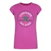 Child's Short Sleeve T-Shirt Converse CHUCK PATCH TEE 468992 A3J Pink