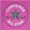 Child's Short Sleeve T-Shirt Converse CHUCK PATCH TEE 468992 A3J Pink