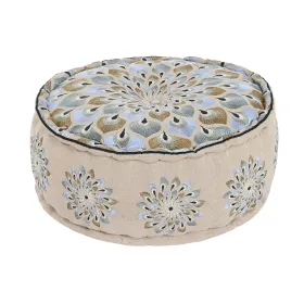 Pehmustettu istuin DKD Home Decor Sininen Beige