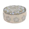 Pehmustettu istuin DKD Home Decor Sininen Beige