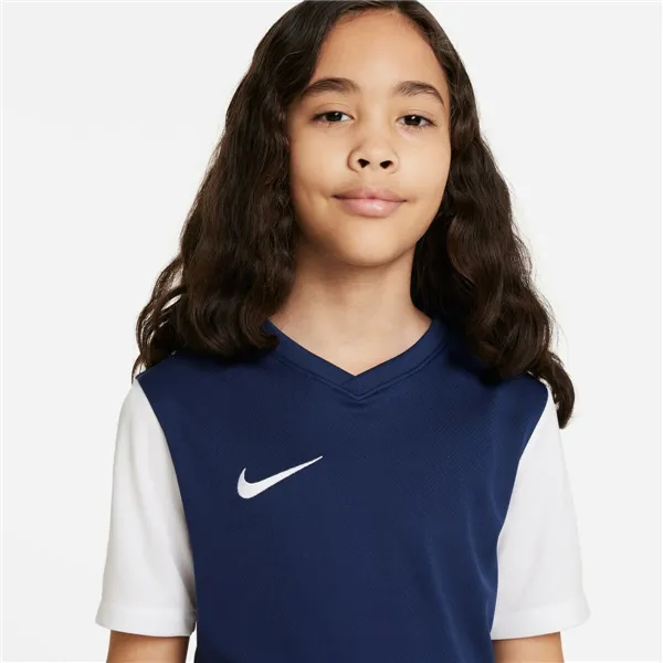 Child's Short Sleeve T-Shirt Nike TIEMPO PREMIER 2 TEE DH8389 410 Navy Blue