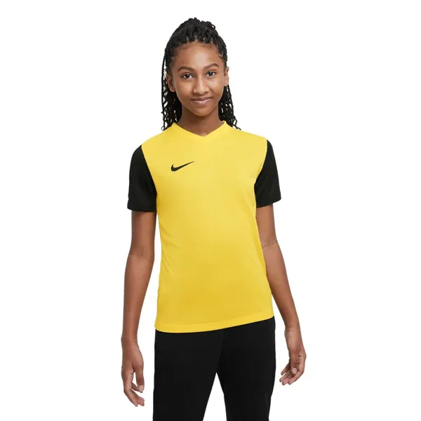 Child's Short Sleeve T-Shirt Nike TIEMPO PREMIER 2 TEE DH8389 719 Yellow