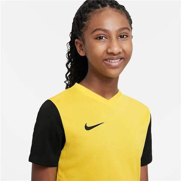 Child's Short Sleeve T-Shirt Nike TIEMPO PREMIER 2 TEE DH8389 719 Yellow