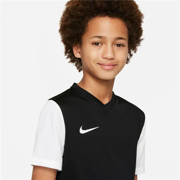 Child's Short Sleeve T-Shirt Nike TIEMPO PREMIER 2 DH8389 010 Black