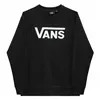 Women’s Sweatshirt without Hood Vans Drop V Logo BFF Crew Black