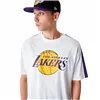 Men’s Short Sleeve T-Shirt New Era NBA Colour Block LA Lakers White