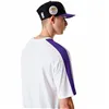 Men’s Short Sleeve T-Shirt New Era NBA Colour Block LA Lakers White