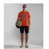 Men’s Short Sleeve T-Shirt Napapijri S-Bollo Ss 1 Orange