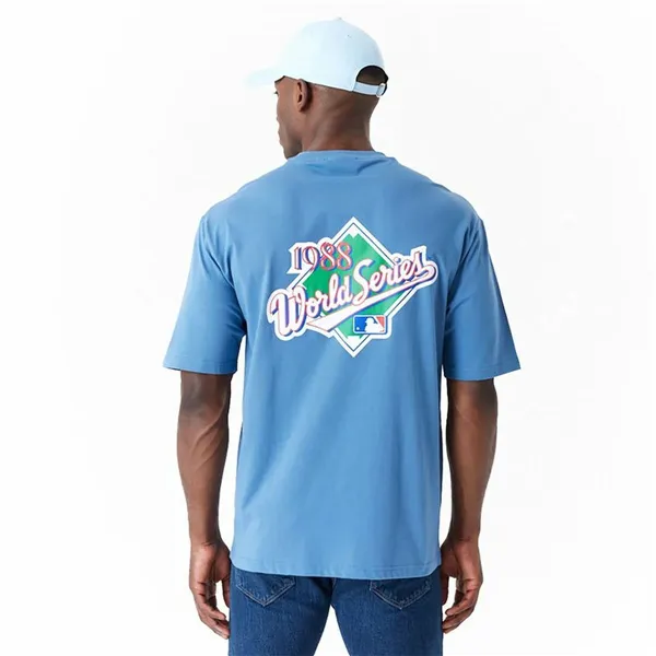 Men’s Short Sleeve T-Shirt New Era LA Dodgers MLB World Series Blue