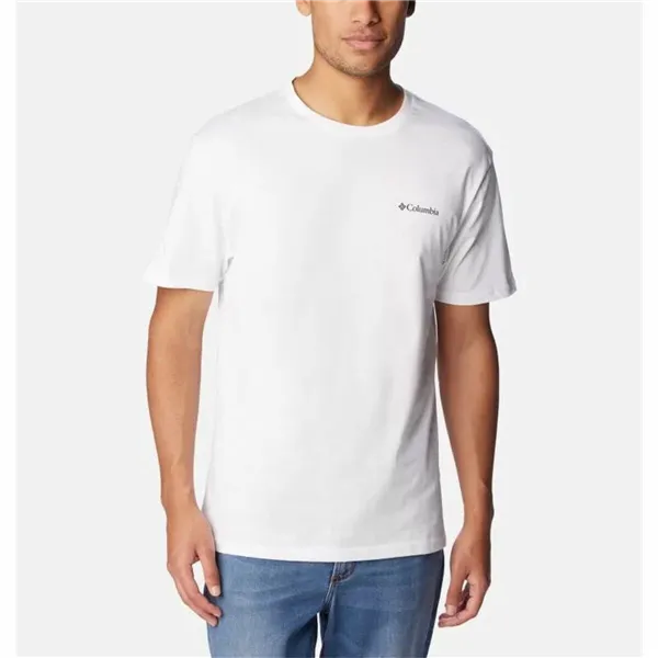 Men’s Short Sleeve T-Shirt Columbia CSC Basic Logo™ White