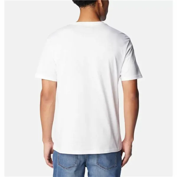 Men’s Short Sleeve T-Shirt Columbia CSC Basic Logo™ White