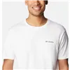 Men’s Short Sleeve T-Shirt Columbia CSC Basic Logo™ White