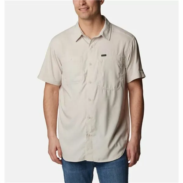 Men’s Short Sleeve T-Shirt Columbia Silver Ridge™ Utility Beige