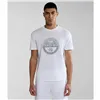 Short-sleeve Sports T-shirt Napapijri S-Bollo Ss 1  White