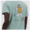 Men’s Short Sleeve T-Shirt New Balance Sport Essentials Barrel Light Blue