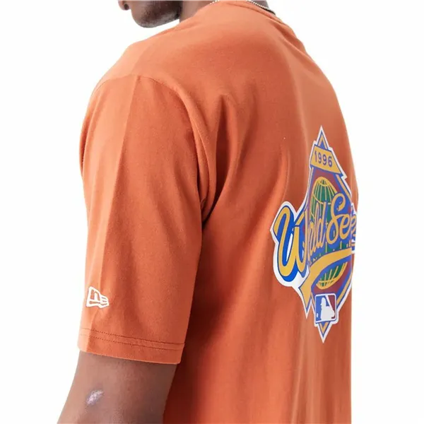 Men’s Short Sleeve T-Shirt New Era New York Yankees MLB World Orange