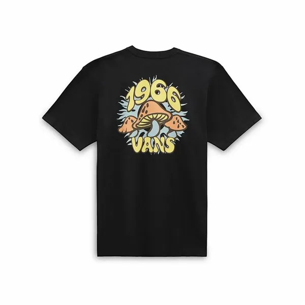 Men’s Short Sleeve T-Shirt Vans Vans Mushruum Black