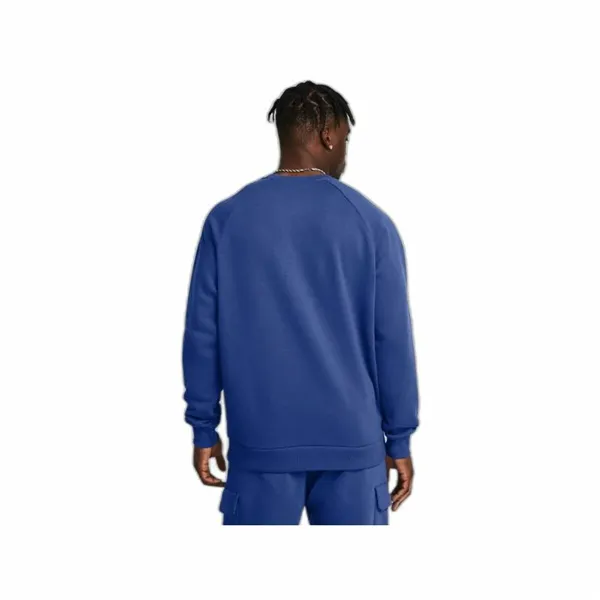 Men’s Sweatshirt without Hood Under Armour Rival Fleece Crew Blue