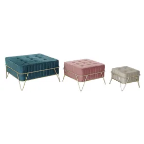 Taburete DKD Home Decor 82 x 82 x 46 cm Koks MDF