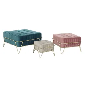 Taburete DKD Home Decor 82 x 82 x 46 cm Koks MDF