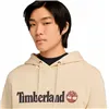Men’s Hoodie Timberland Kennebec River Linear Logo Beige