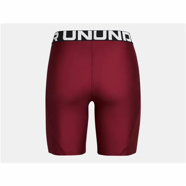 Sports Leggings for Men Under Armour Fitness Maroon Crimson Red