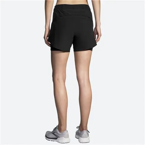 Sports Shorts for Women Brooks Chaser 5" 2-in-1 Black