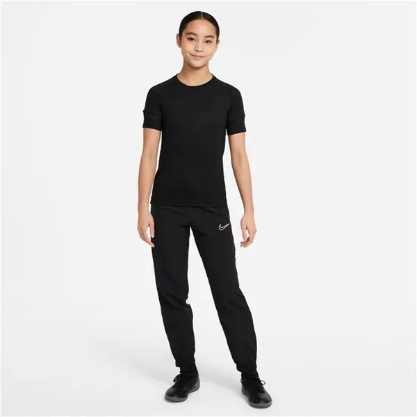 Child's Short Sleeve T-Shirt Nike Dri-Fit Academy Girls Black