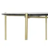 Diivanilaud DKD Home Decor 81 x 81 x 44 cm Marmor Raud