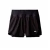 Sports Shorts for Women Brooks Chaser 5" 2-In-1 20 Black