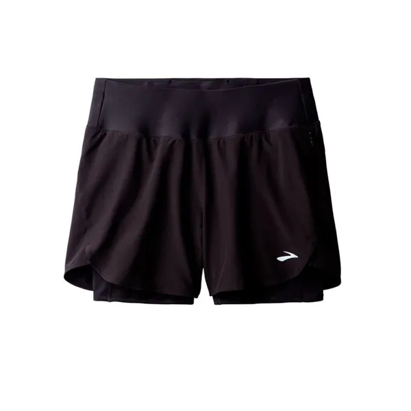 Sports Shorts for Women Brooks Chaser 5" 2-In-1 20 Black